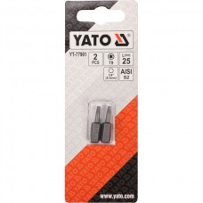 Biti de 25 mm 1/4" cu cap Torx T9 Yato..